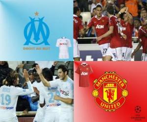 yapboz UEFA Şampiyonlar Ligi Sekizinci finallerinde 2010-11, Olympique de Marseille - Manchester United